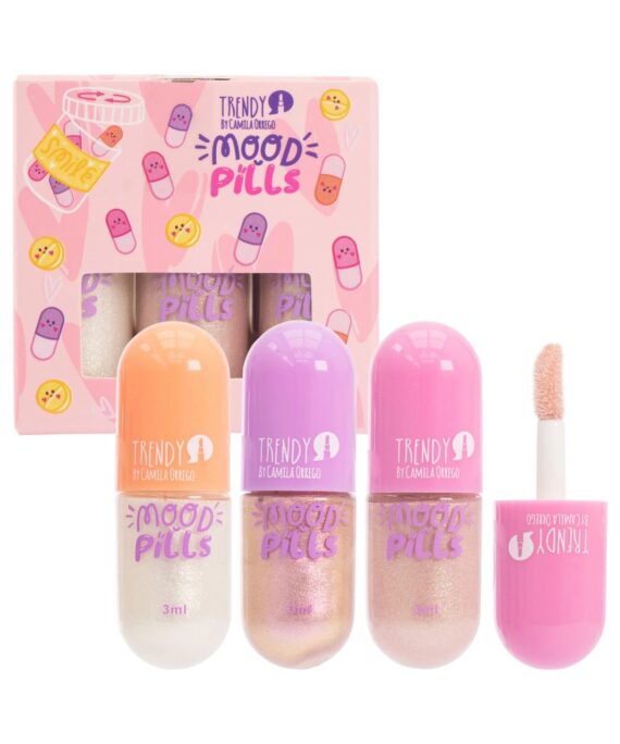 Kit de 3 Gloss Mood Pills- Trendy