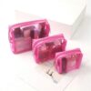 Trio de Porta Cosmeticos Fucsia